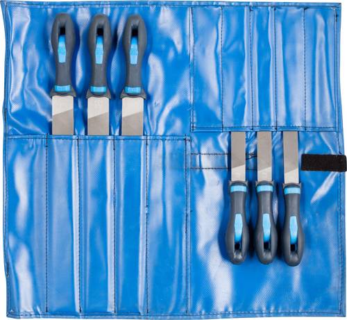 PFERD TOOLS 11800555 Werkstattfeilen-Set verschiedene Hiebe in PVC-Rolltasche Länge 300mm 1St.