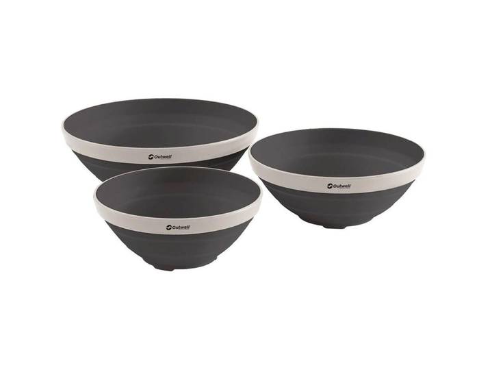 Outdoor-Schüssel Outwell Collaps Bowl Set 3-teilig Navy Night - Campinggeschirr