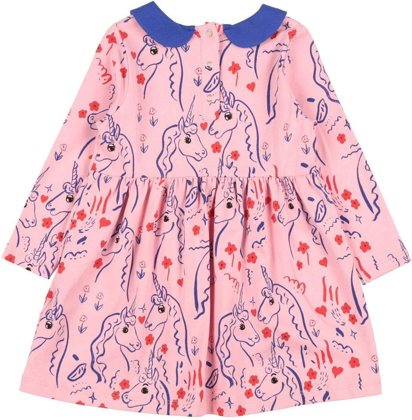 Mini Rodini Vestido para bebé Chica Rosa 18 Chica