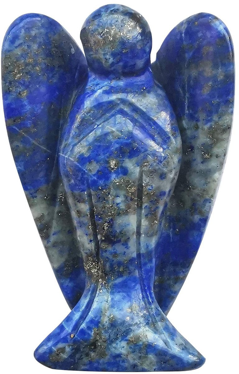 Solidchoice - Handgemaakt Lapis Lazuli Engel Beeldje voor Decoratie