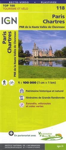 Collectif - Paris Chartres 1:100 000: PNR de la Haute Vallée de Chevreuse - Preis vom 09.10.2026 07:28:09 h