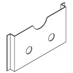 ABN FBS4S2 Plantasche DIN A4 Ordner Stahlblech (RAL9002), 61mm tief