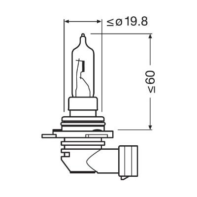OSRAM Glühlampe, Fernscheinwerfer 90121bl