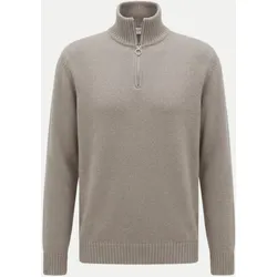 Kaschmir-Troyer Extreme Quarter Zip Beige M