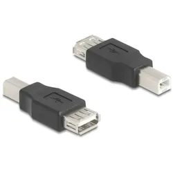 DeLOCK 67199 Kabeladapter USB Type-B USB Type-A Schwarz
