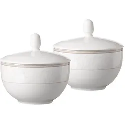ZUCKERDOSEN Isabella beige ø 9 cm 2er Set