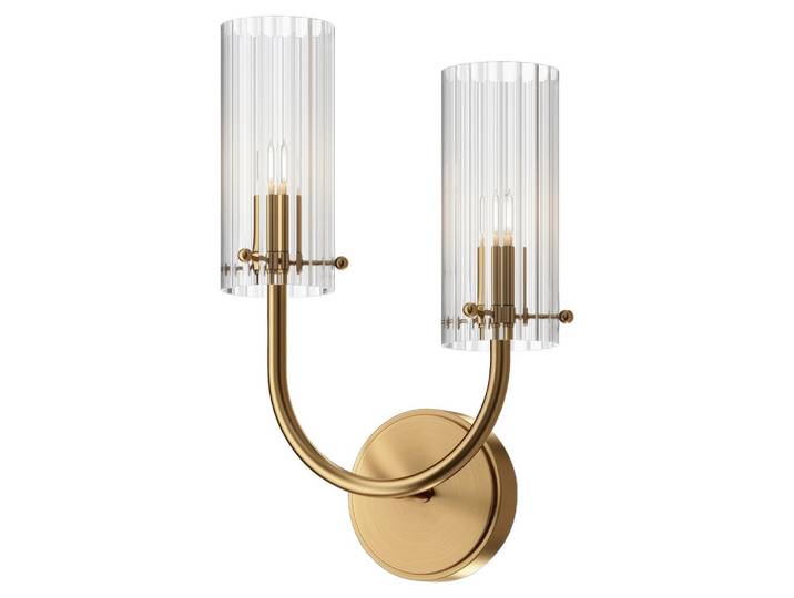 Wandleuchte Arco Messingfarben max. 40 Watt Wandlampe
