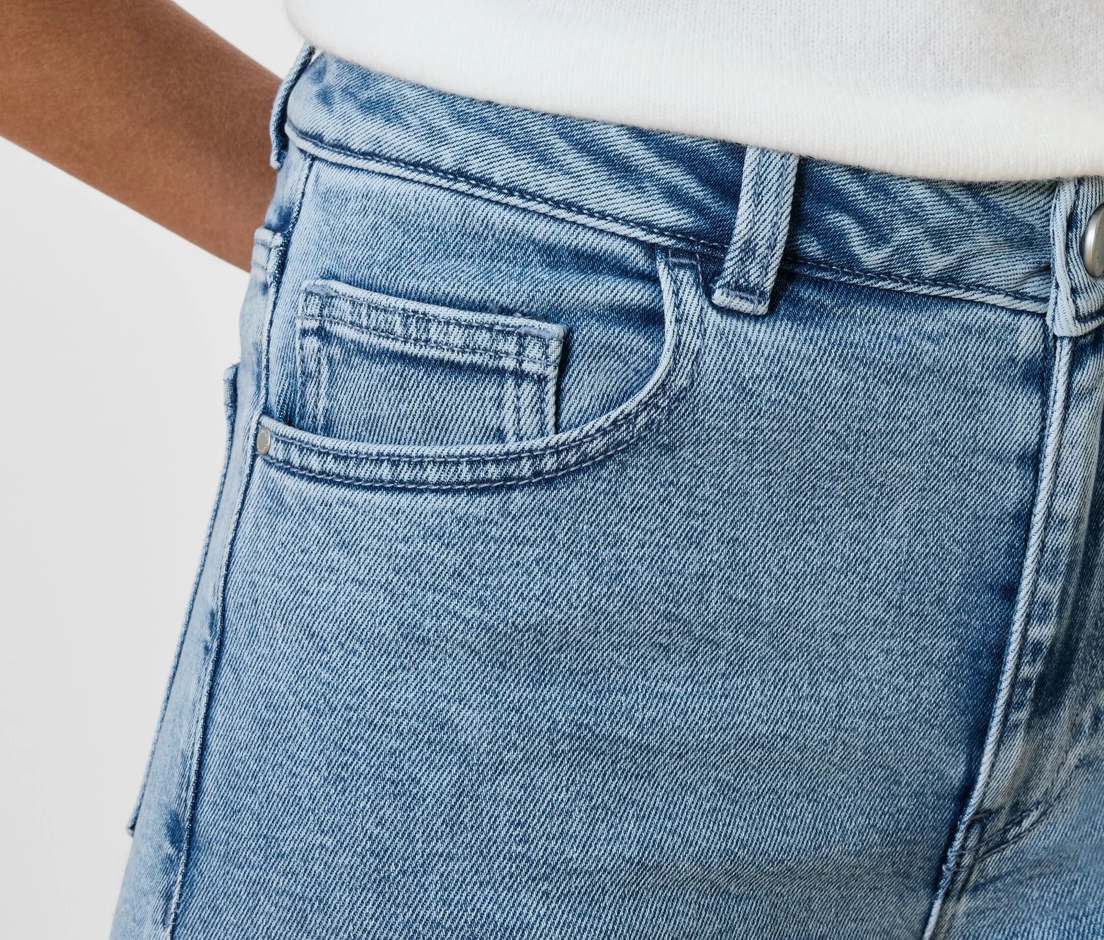 Tchibo - Wide Leg Jeans – Fit »Viki« - Damen - Gr. 38 - dunkelblau