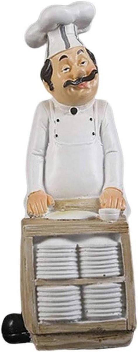 Multicolor Hars Kook Figuur Keuken Decoratie Hoogte: 23 cm