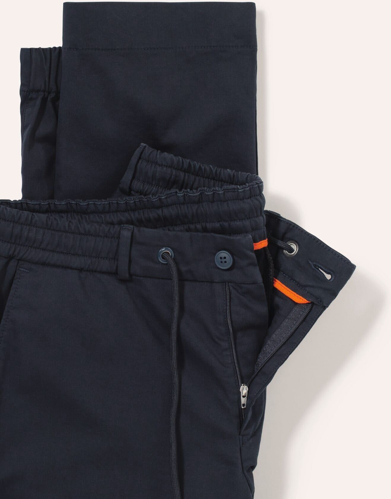 Walbusch Jahreszeiten Hose, Modern Fit#normale Größen#untersetzte Größen, Farbe Blau, 50, zwei Hosen in einer Easy-Care-Veredelung Herren