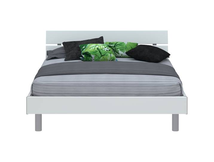 Modular Bett Livorno weiss MDF/Kunststoff 180 x 200 cm