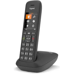 Gigaset C575 - DECT/GAP bezdrátový telefon, černá, Telefon, Schwarz