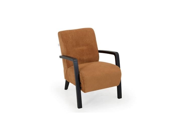 Welnova Sessel, Cognac, Holz, 64x81x83 cm, Lederauswahl, Stoffauswahl, Wohnzimmer, Sessel, Sonstige Sessel