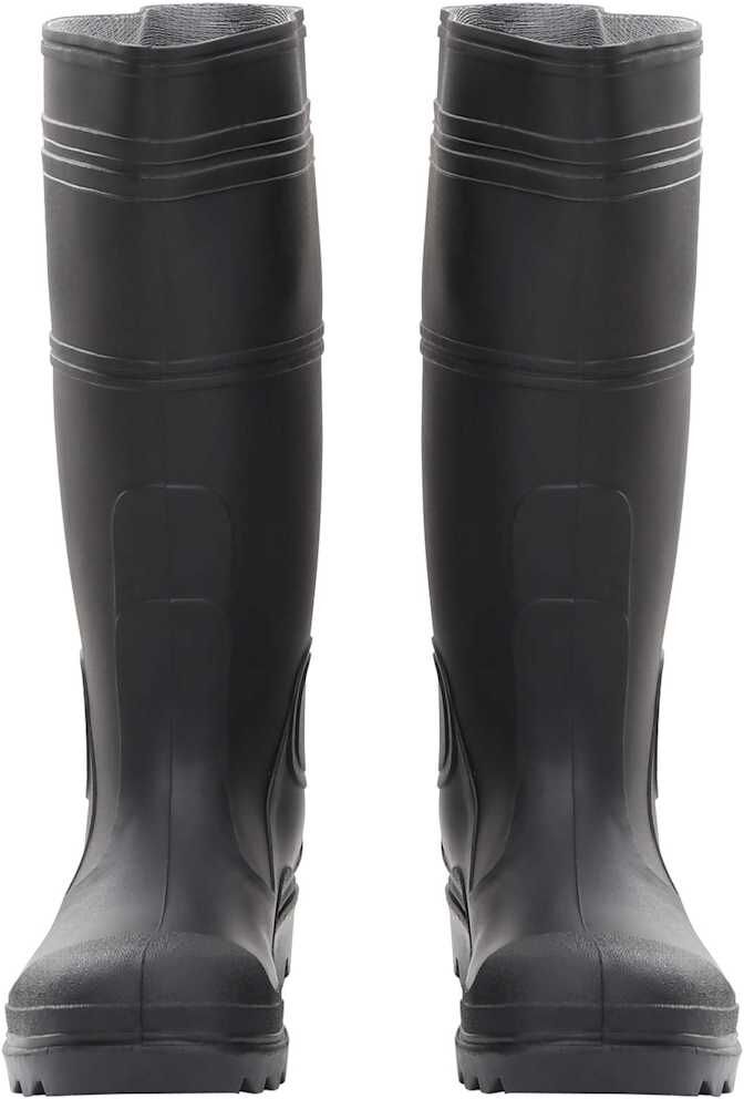 vidaXL Bottes de pluie noir taille 38 PVC