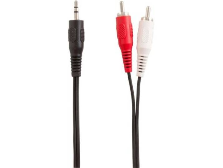 Listo - Câble Jack/Rca J-M/2rca-M -1m20 - Ecp