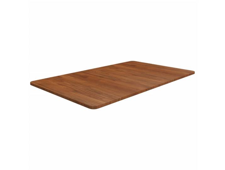 vidaXL Waschtischplatte Dunkelbraun 100x60x1,5 cm Massivholz Behandelt