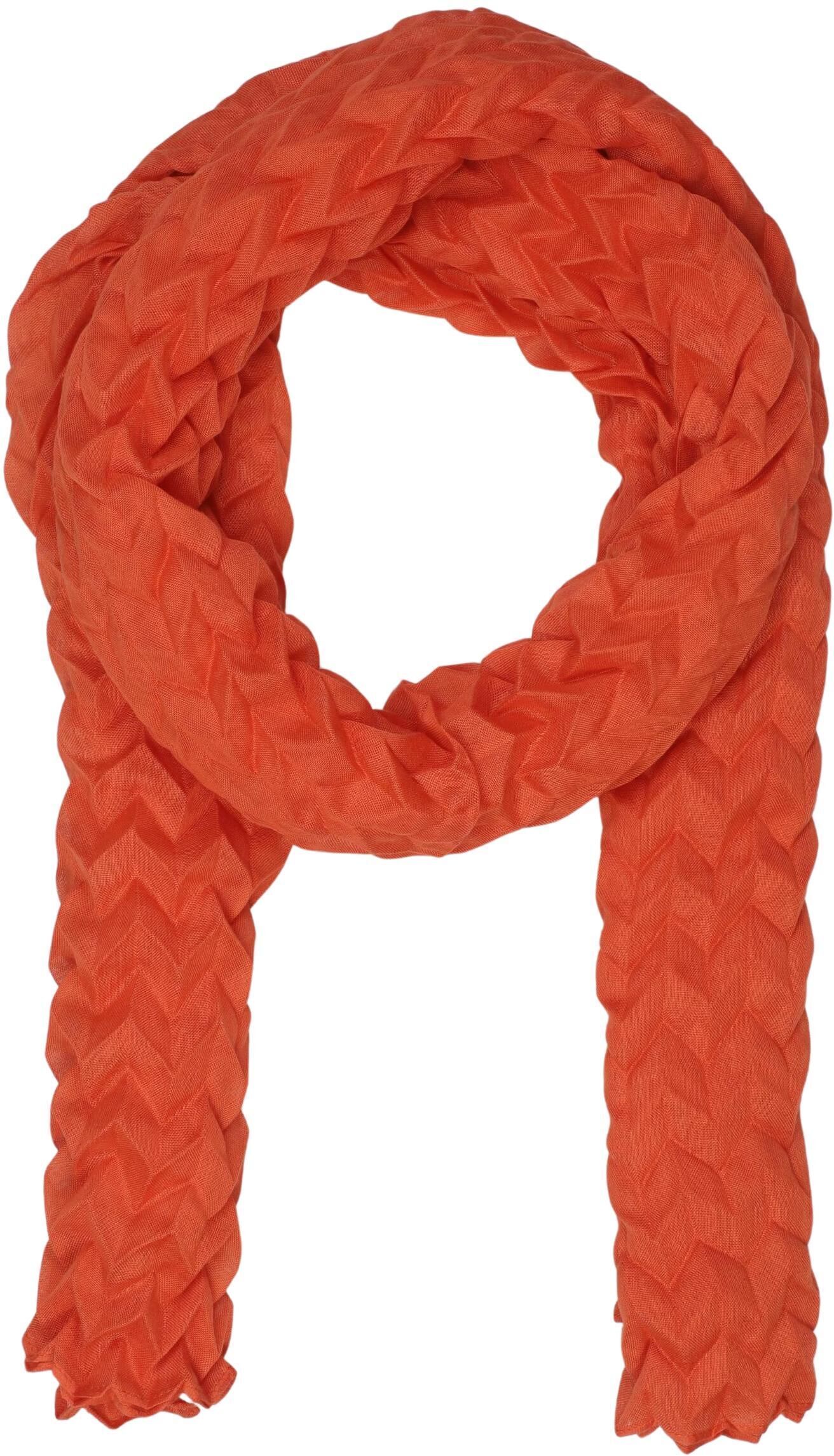 Walbusch Damen Schal oder Tuch, Orange, Synthetik - Second Hand