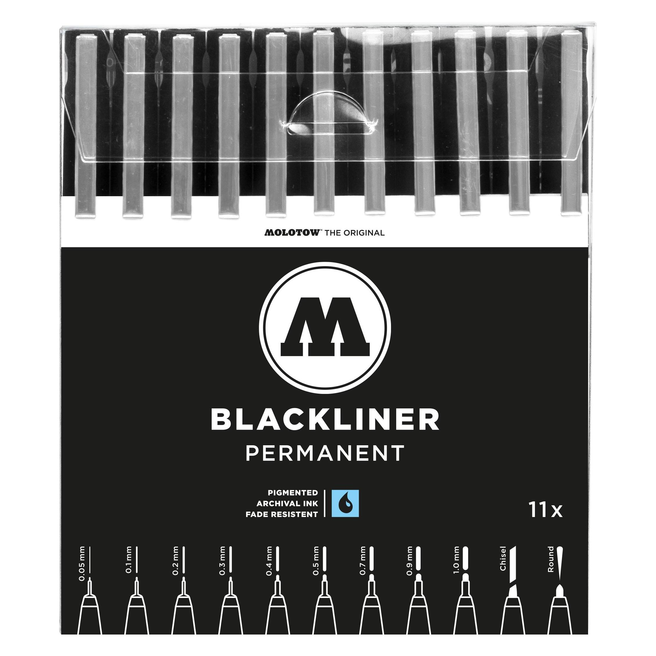 Molotow Blackliner Complete Set (11x) (200485)