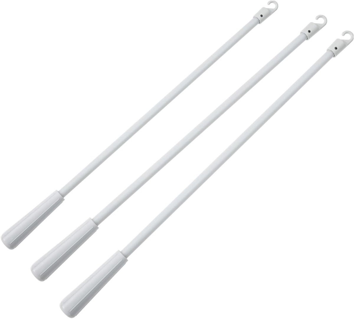 Wit Blind Roede Set van Glasvezel voor het bedienen van je raamdecoratie, 31 cm lang