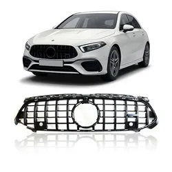 GT Kühlergrill Schwarz glänzend passend für Mercedes-Benz A-Klasse W177 V177 2023