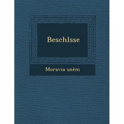 Beschl Sse, von Moravia Sn M., Saraswati Press, 978-1-249-97219-8
