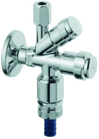 Grohe WAS Kombi-Eckventil 41082000 chrom, DN15, mit Rohrbelüfter