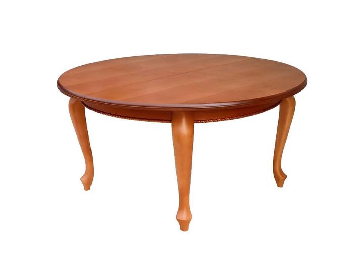 Xlmoebel Esstisch Holztisch RADIUS in elegantem Design für Essen und Konferenzen (ESSTISCH S19 TISCH ESSTISCHE RADIUS 150+50 cm), Hergestellt in Europa