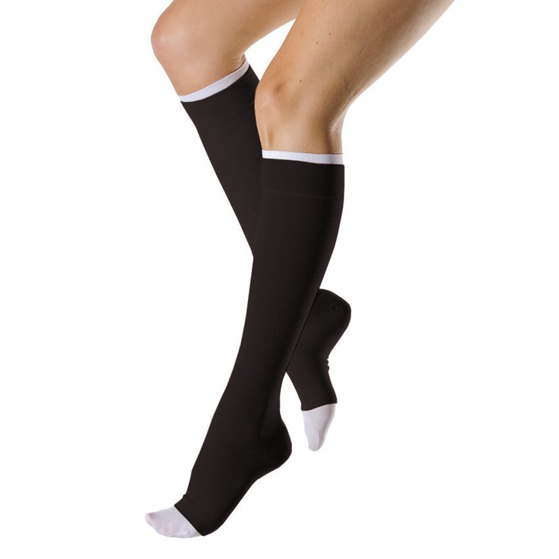 Venosan Medias elásticas de compresión clase 2 Rodilla sin puntera 1&nbsp;par Black XL