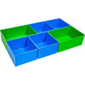 Bosch-Sortimo Einsatzbox Insetboxenset CD3 CT M 74, für ClickTray, 6-teilig