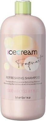 Inebrya Ice Cream Frequent Refreshing odświeżający szampon do włosów Miętowy 1000ml (Flüssiges Shampoo, 1000 ml) (8008277263755)