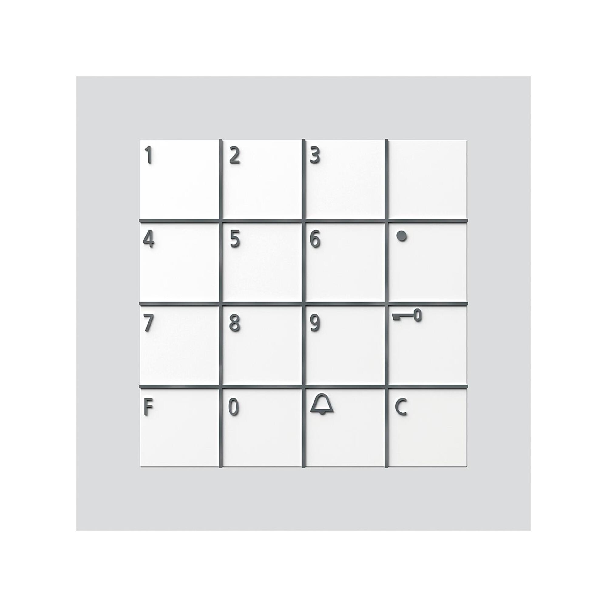 Siedle&Söhne Codeschloss-Modul weiss COM 611-02 W (200036516-00)