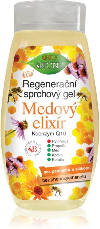 Bione Cosmetics Honey Elixir regenerating shower gel 260 ml
