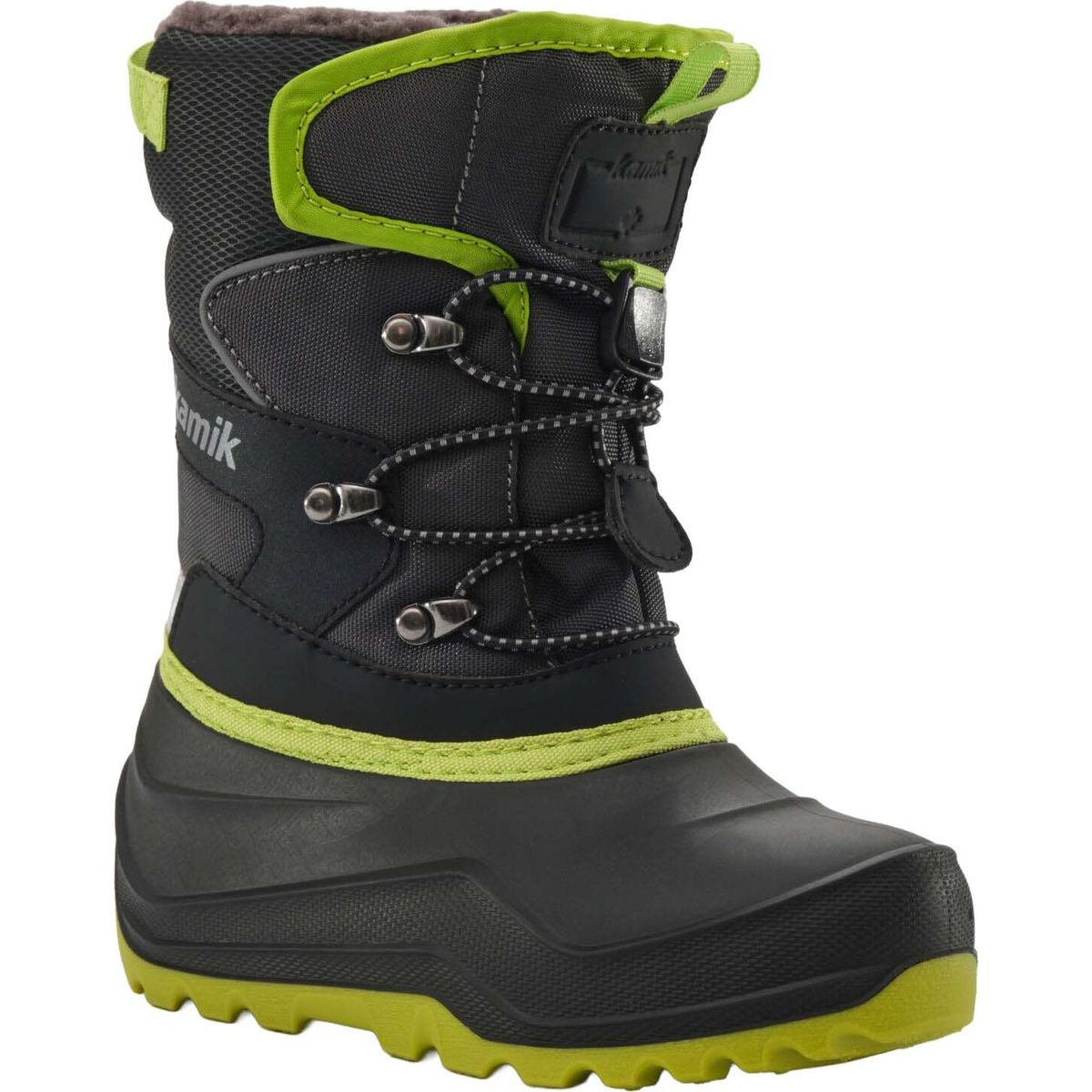 Kamik Lukeez charcoal/lime (CHL) 37 NF4103N-CHL-37