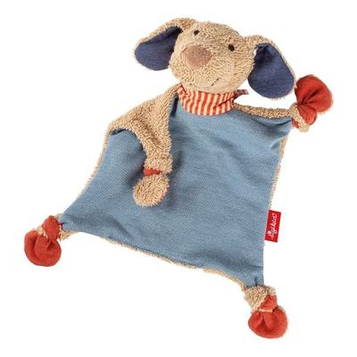Sigikid 31303 - Schnuffeltuch Hund Fips, Classics, Baumwolle, 26 cm