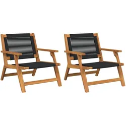 vidaXL, Gartenstühle, Faith 2x chair