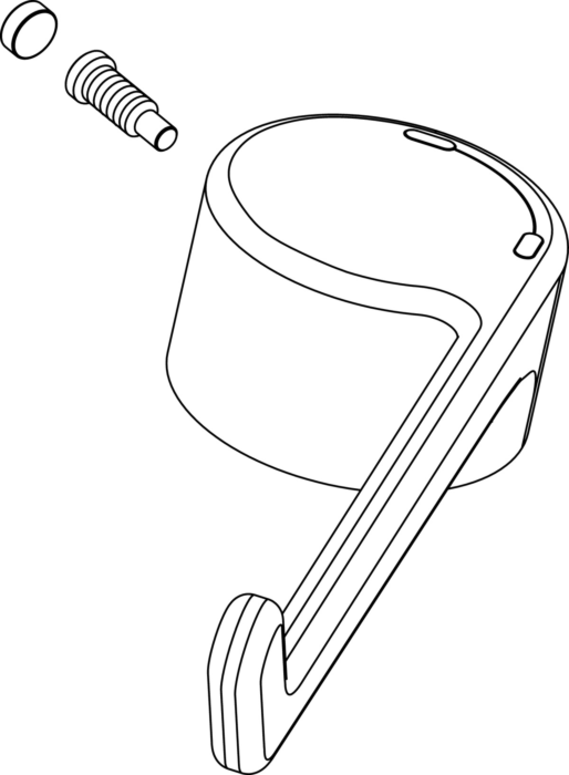 Ideal Standard CERAPLUS, 180mm, Logo ISI, B960687AA Chrom