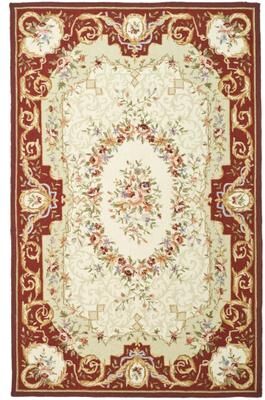 SAFAVIEH Handmade Chelsea Yasmeen French Country Wool Rug