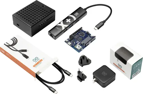 Arduino Sistema Q UNO Q 4GB 4 x 2.0GHz inkl. Gehäuse, inkl. Netzteil, inkl. USB-Kabel, inkl. Controller