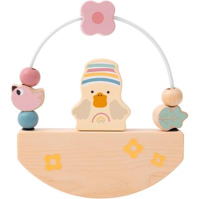 Motorikschleife STERNTALER "Edda Motorikwippe", bunt, Motorikspielzeug, BabyH:25cm L:19cm, Holz, H:25cm L:19cm
