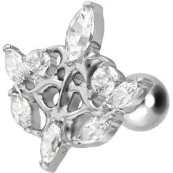 Titan Ohrpiercing mit Innengewinde GOTISCHES DESIGN