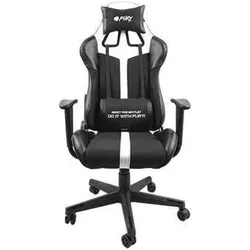 Fury Avenger XL, Gaming Stuhl, Schwarz, Weiss