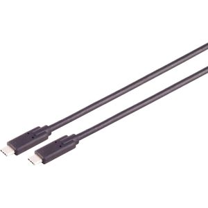 S-Conn USB-Kabel 13-63015 USB-C 4, 0,5 m, Anschlusskabel, C Stecker / C Stecker
