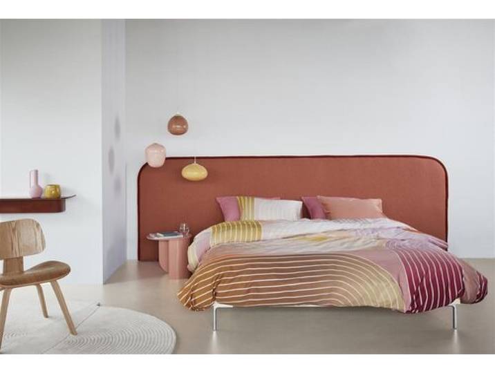 Dutch Design Beddinghouse Dutch Design Dekbedovertrek Curves Koraal 200x200/220
