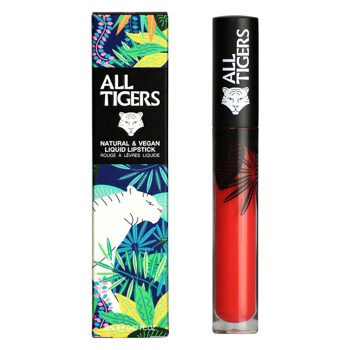 All Tigers Liquid Lipstick matt vegan und natürlich (Koralle) (ALTI35)