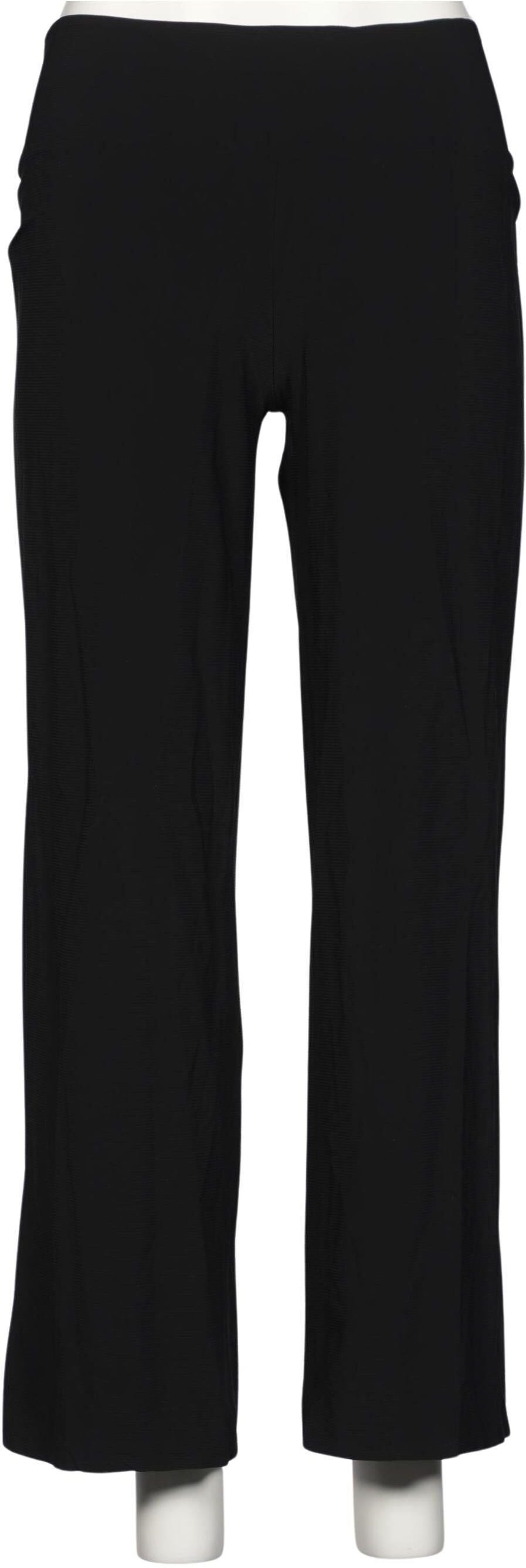 Zeitlos By Luana Damen Stoffhose, Schwarz, Gr. W34, Synthetik / Elasthan - Second Hand