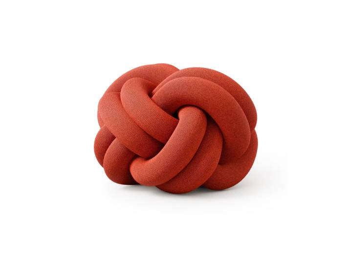 Design House Stockholm Coussin Knot Orange red