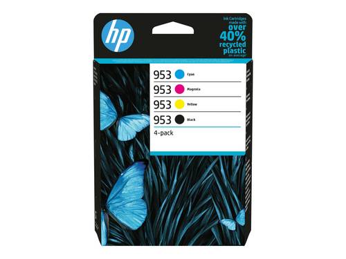 HP 953 - 4er-Pack - Schwarz, Gelb, Cyan, Magenta - original - Tintenpatrone - für Officejet Pro 7740, 7740 Wide Format