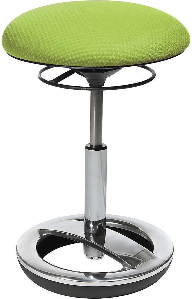 Bürohocker SITNESS BOB, Sitzhöhe 440 - 570 mm, Bezug grün Topstar