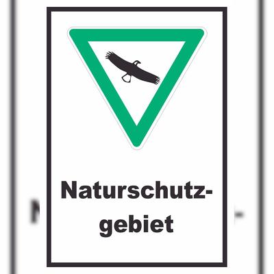 HB-Druck Naturschutzgebiet Schild A3 (297x420mm)