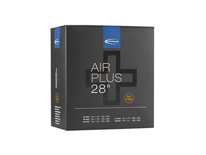 Schwalbe Air Plus, unisex slang voor volwassenen, zwart, één maat